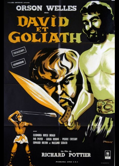 Affiche David Et Goliath Richard Pottier Et F. Baldi - Cinesud Affiches avec Davide Et Goliath 