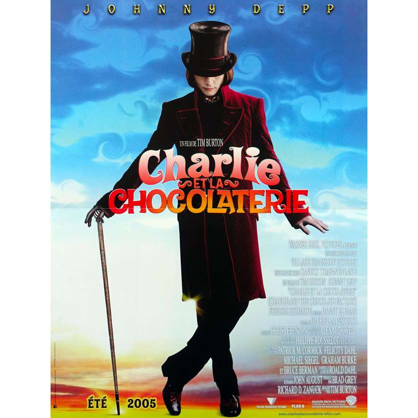 Affiche De Charlie Et La Chocolaterie  Charlie And The Chocolate Factory dedans Charlie Et La Chocolaterie Dessin 