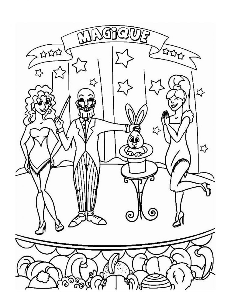 Affiche De Cirque À Imprimer  Coloriage Cirque : 28 Dessins À Imprimer serapportantà Coloriage Cirque