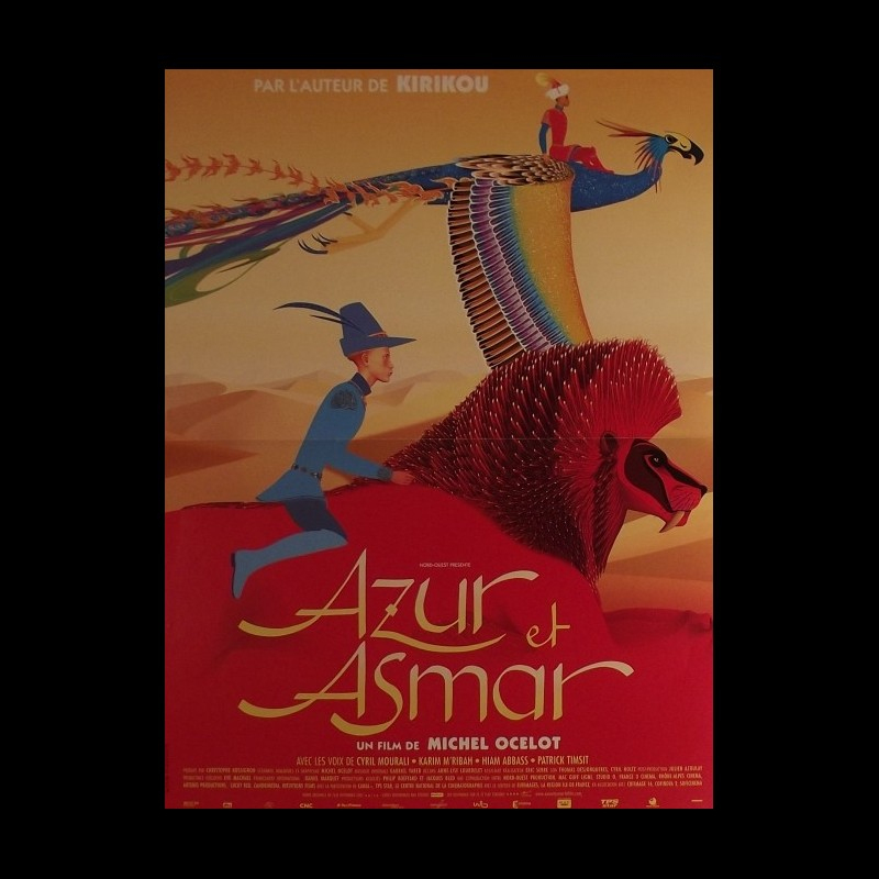 Affiche Du Film Azur Et Asmar - Cinemaffiche intérieur Azure Et Asmar