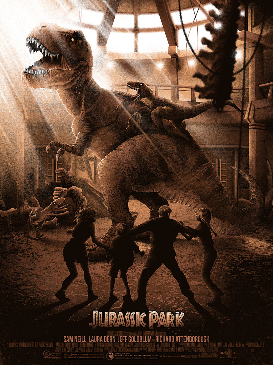 Affiches Et Pochettes Jurassic Park De Steven Spielberg destiné Affiche Jurassic Park 