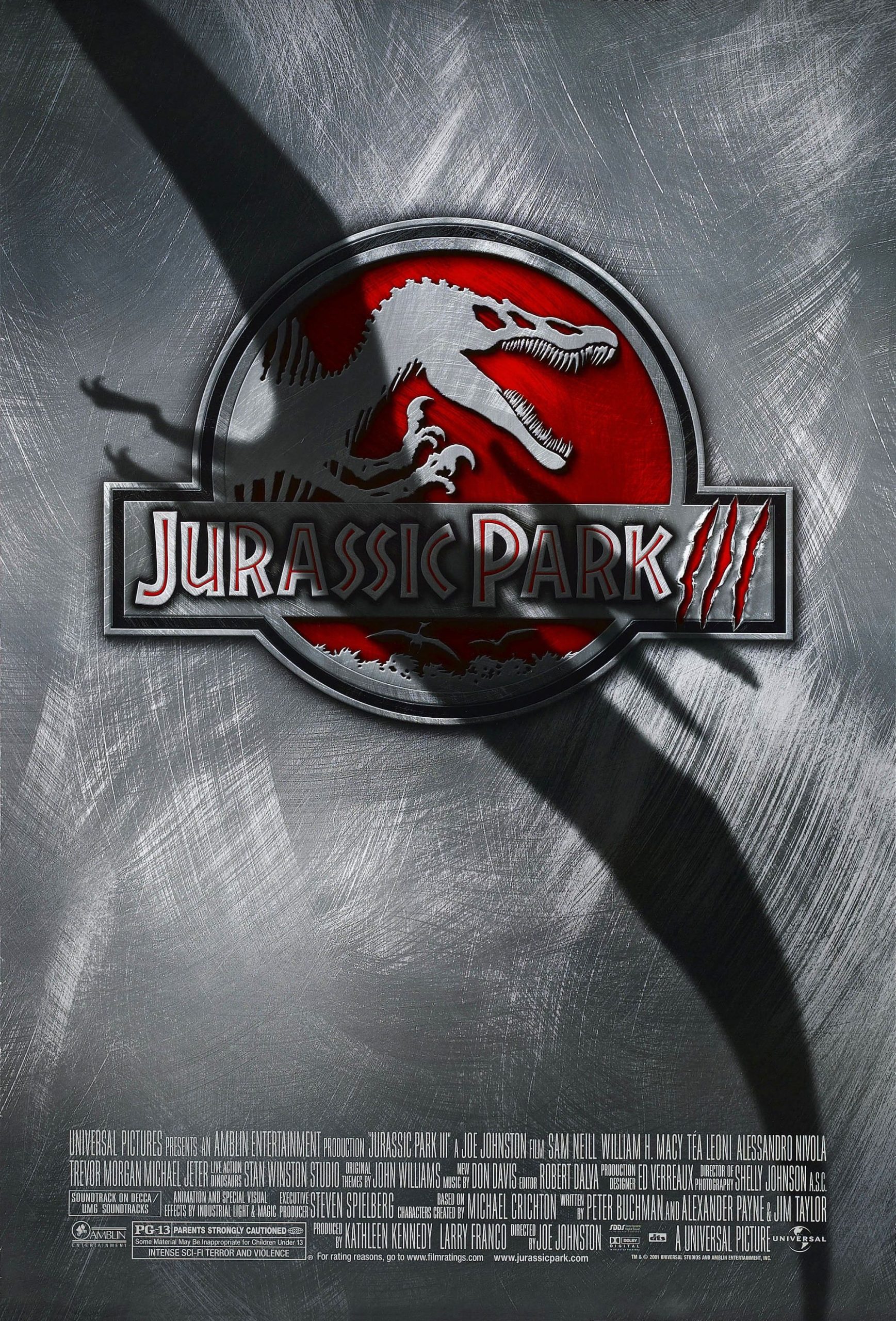 Affiches, Posters Et Images De Jurassic Park Iii (2001) - Senscritique intérieur Affiche Jurassic Park