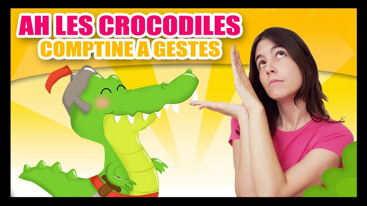 Ah Les Crocodiles - Comptines À Gestes Pour Bébés - Titounis destiné Les Crocodiles Comptines 