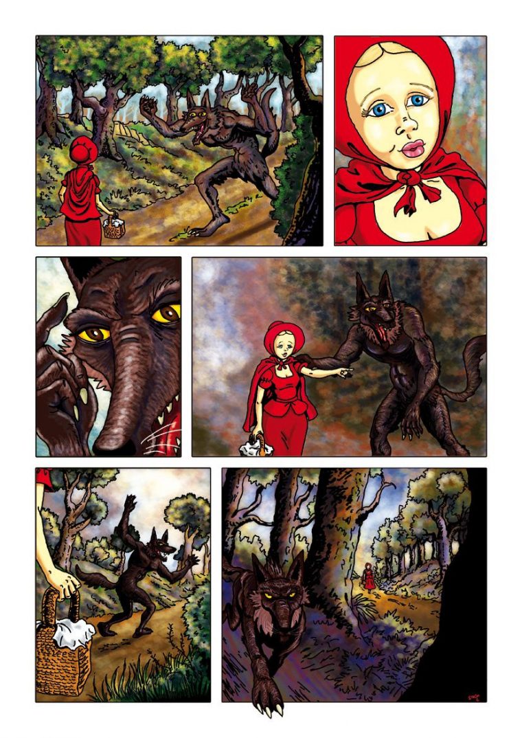 Album – Bd-Le-Petit-Chaperon-Rouge – Le Blog De Ström avec Dessin Le Petit Chaperon Rouge