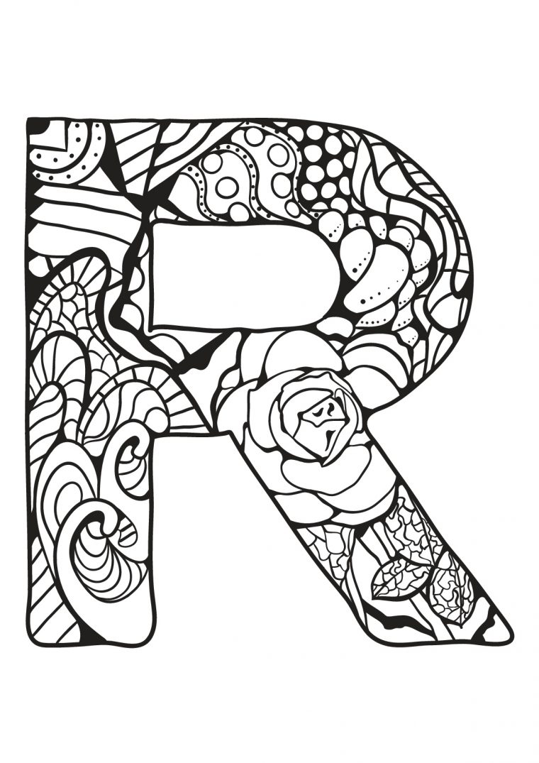 Alphabet Lettre R – Coloriages Alphabet Et Lettres à Dessin Alphabet