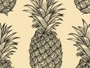 Ananas Ligne Art Design Pour Coloriages Pour Adulte, Conception De T à Ananas Coloriage