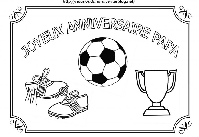 Anniversaire Papa, Coloriage, Diplôme, Texte, Gommettes encequiconcerne Coloriage Anniversaire À Imprimer Gratuit