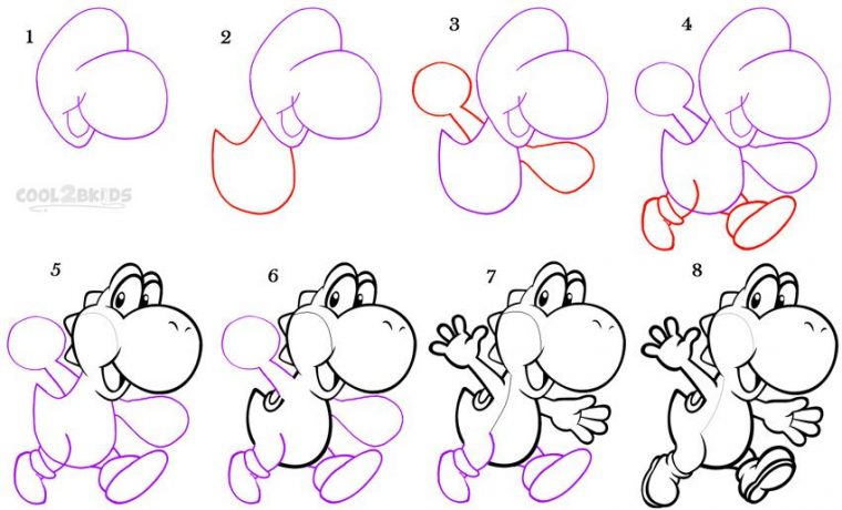 Apprendre A Dessiner Mario – Dessin Et Coloriage tout Apprendre A Dessiner Mario