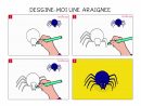 Apprendre À Dessiner Une Araignée En 3 Étapes encequiconcerne Dessin A Dessiner Facilement