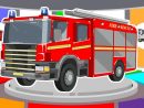Apprendre Les Couleurs Avec Camion De Pompiers - Véhicules Pour Enfants intérieur Dessin Camion De Pompier