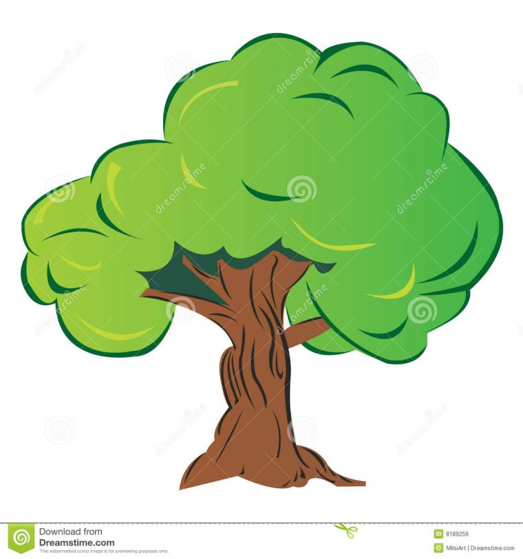 Arbre De Dessin Animé Image Libre De Droits – Image: 8189256 serapportantà Dessin D Arbre En Couleur