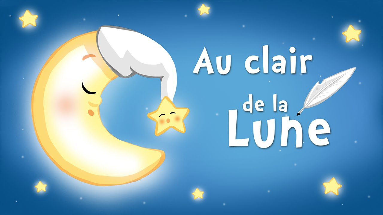 ''Au Clair De La Lune'' : Paroles, Origines, Et Variantes De La Chanson avec Dessin De La Lune
