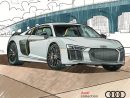 Audi : Téléchargez Un Beau Cahier De Coloriage  Les Voitures à Déssin De Voiture