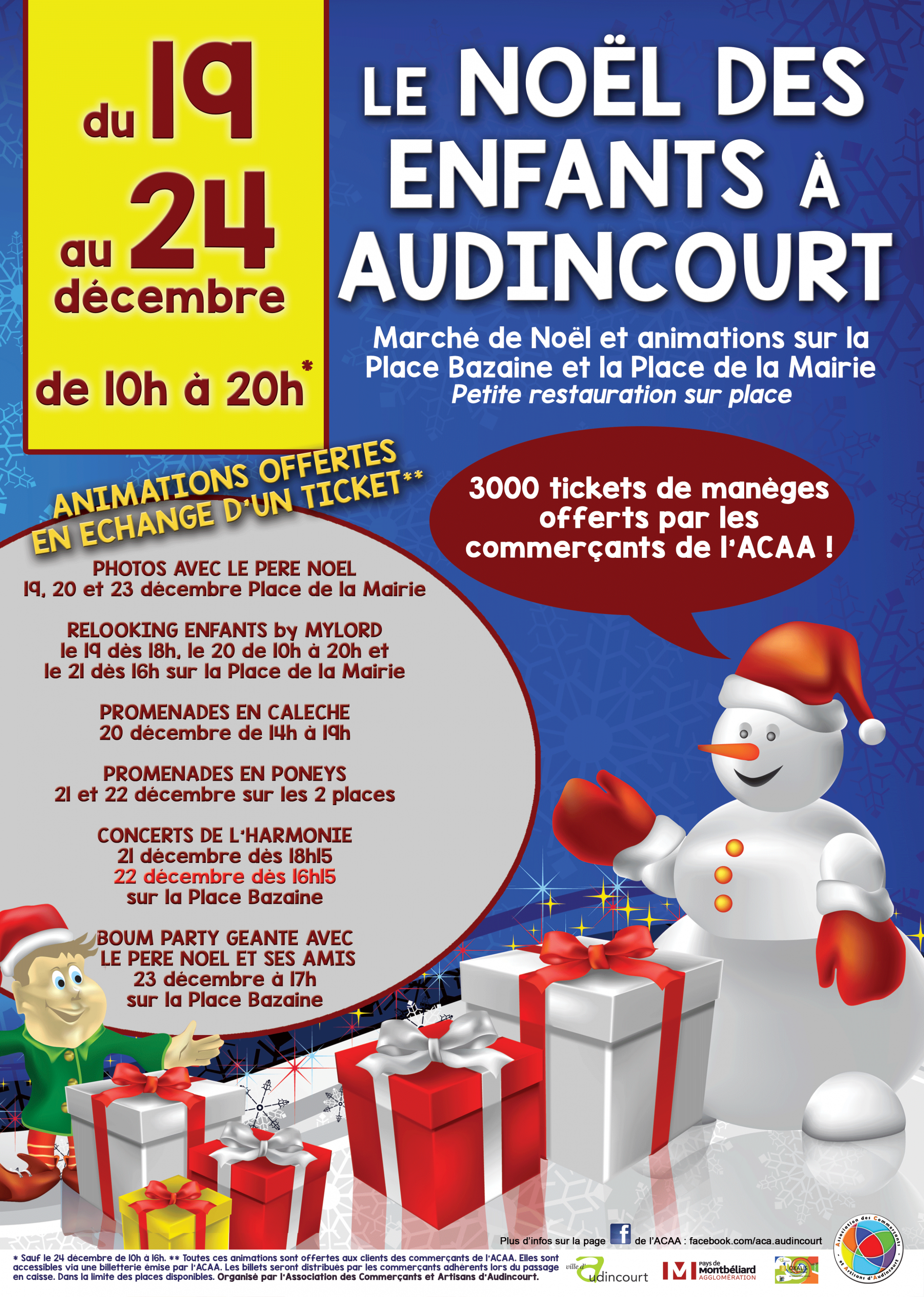 Audincourt - Le Noël Des Enfants Du 16 Au 24 Décembre « Aire Urbaine dedans Image De Noel Pour Enfant 