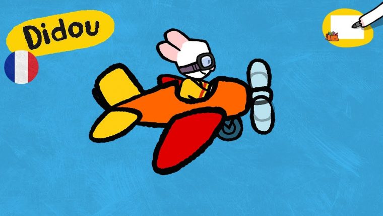 Avion – Didou Dessine-Moi Un Avion  Dessins Animés Pour Les Enfants concernant Dessin Avion Enfant