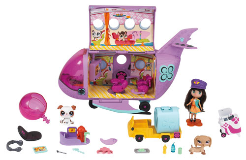 Avion Petshop De Little Petshop avec Voiture Pet Shop