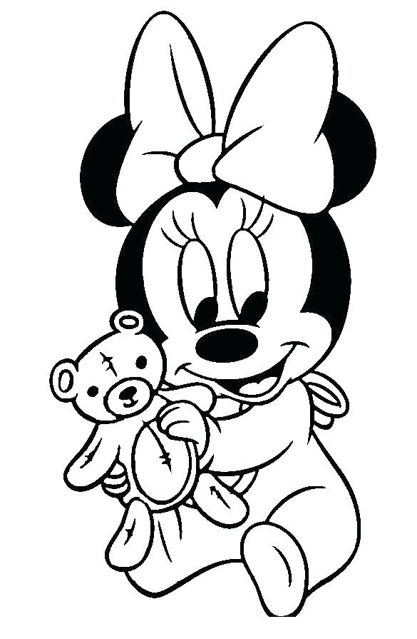 Baby Mickey And Friends Coloring Pages At Getcolorings  Free encequiconcerne Coloriage Bebe Mickey