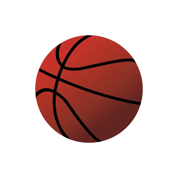 Ballon De Basket-Ball Isolé Sur Fond Blanc. Dessin Au Trait De Couleur concernant Dessin De Ballon De Basket 