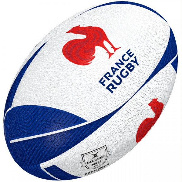 Ballon Rugby Gilbert Supporter France - Esprit Rugby encequiconcerne Dessin De Ballon De Rugby 