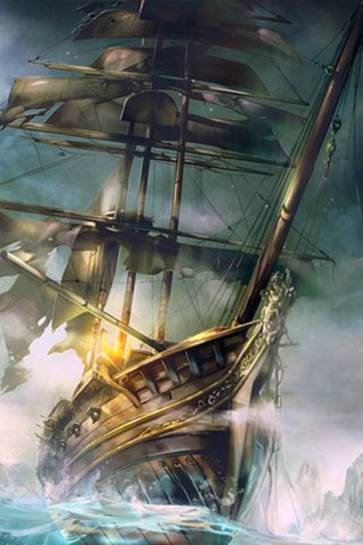 Bateau Pirate  Ship Paintings, Pirate Ship, Ship Art à Bateau Dessin 