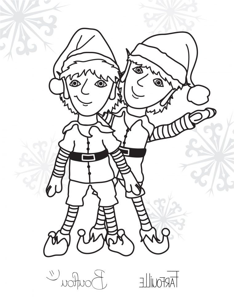 Beau Dessin Lutin De Noel A Imprimer – Mademoiselleosaki  Coloriage serapportantà Dessin Lutins