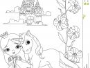 Beautiful Princess And Unicorn Coloring Page Royalty Free Stock Photo concernant Coloriage Princesse Licorne