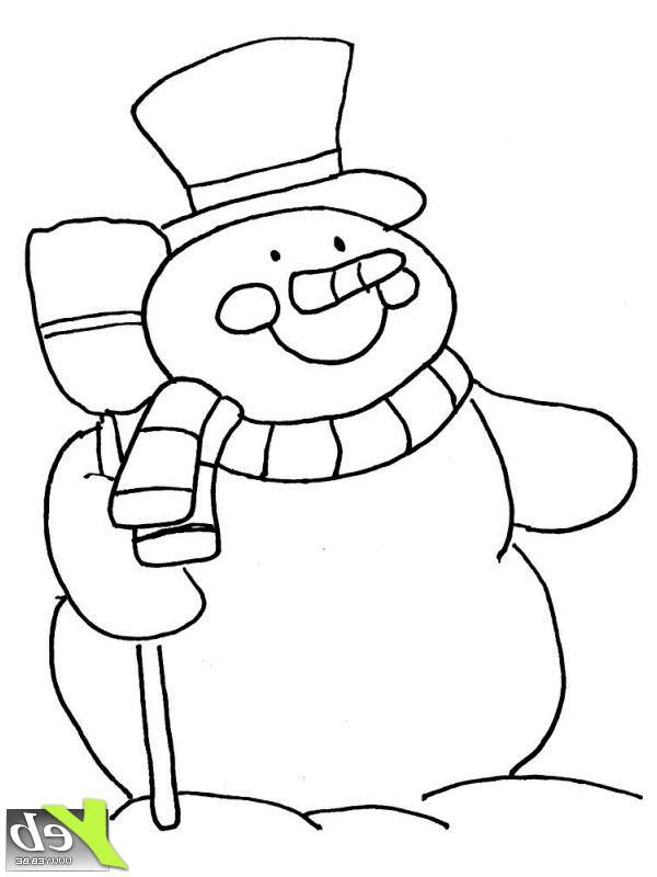 Bonhomme De Neige Dessin Facile Cool Photographie Coloriage Dessiner à Dessiner Un Bonhomme De Neige