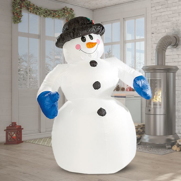 Bonhomme De Neige Gonflable Xxl – 240Cm à Image Bonhomme De Neige