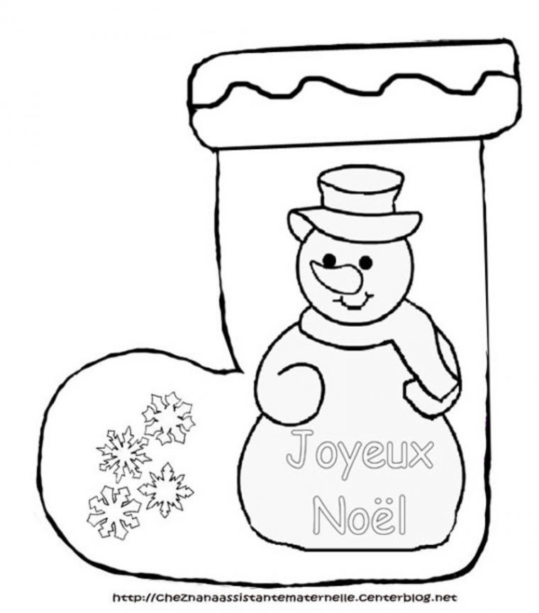 Botte De Noel Dessin – Dessin Et Coloriage destiné Bottes Coloriage