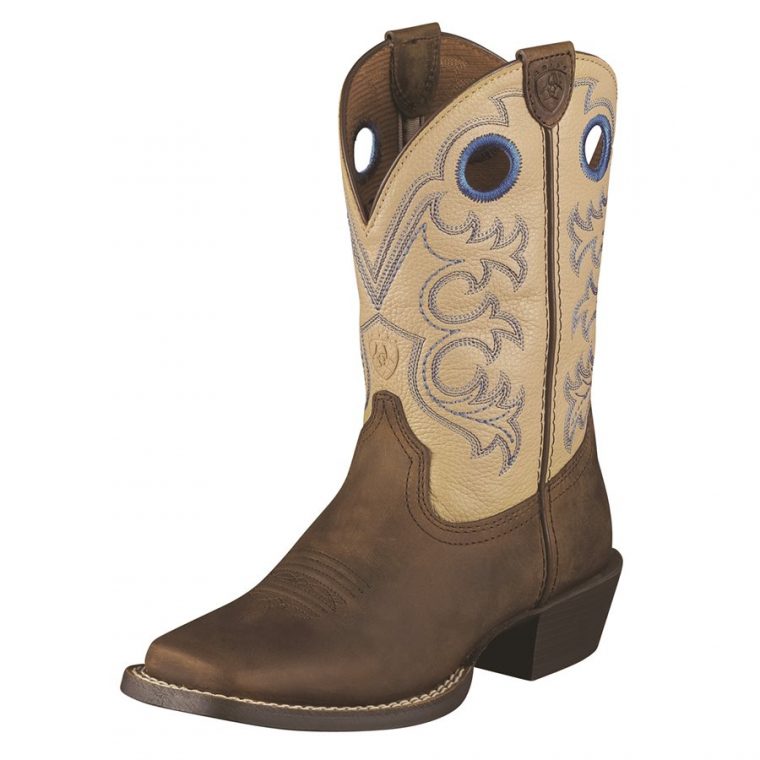 Botte Western Ariat ''Crossfire'' Pour Enfant tout Western Enfant