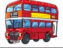 Bus De Londres Dessin - Bus De Rouge De Double Pont De Londres encequiconcerne Bus Anglais A Colorier