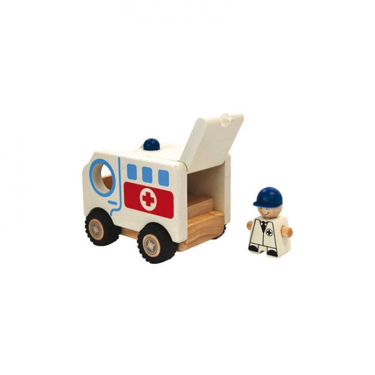 Camion Ambulance, Jouet Bois, Diabolo Kids  La Boissellerie Magasin De encequiconcerne Jeux Enfant Camion