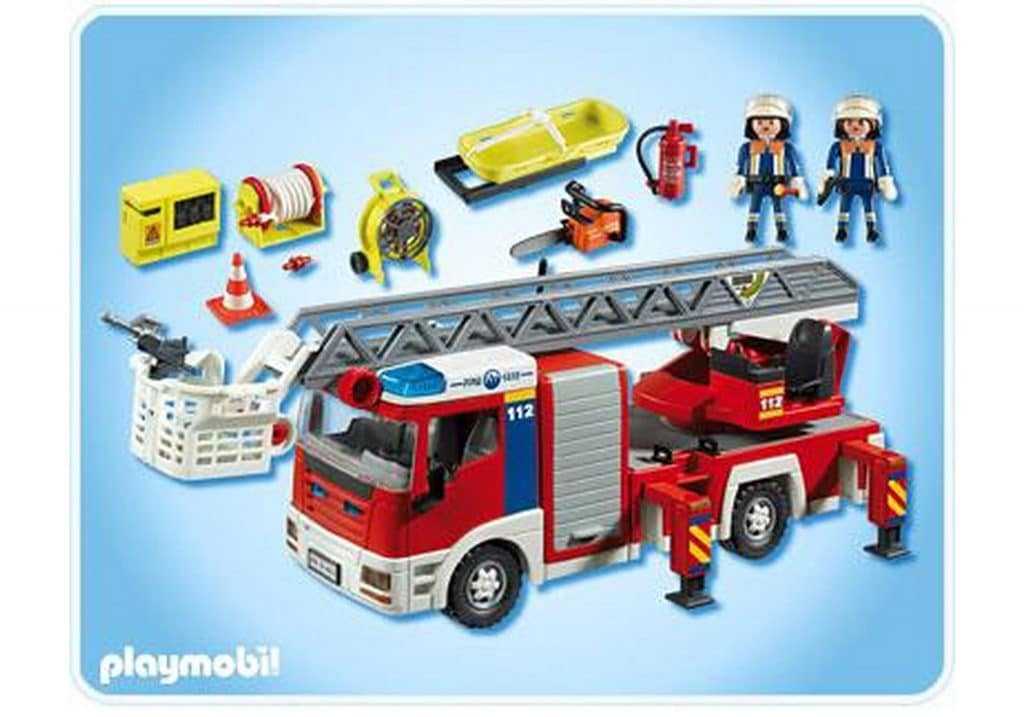 Camion De Pompier Avec Grande Échelle Playmobil 4820 - Pompier Playmobil serapportantà Video Playmobil Pompier