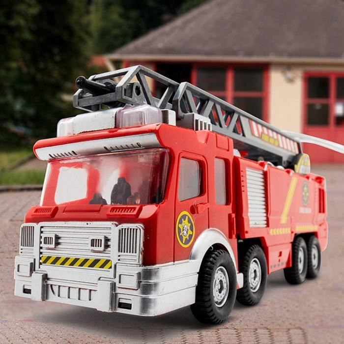 Camion De Pompier Avec Lumières Sons Et Fonction De Pulvérisation D&amp;#039;Eau tout Tout Les Camions De Pompiers 