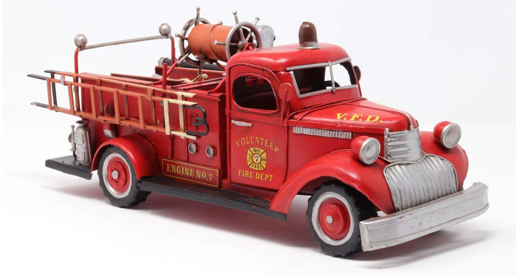 Camion De Pompier Rouge Vintage Décoratif concernant Tout Les Camions De Pompiers 
