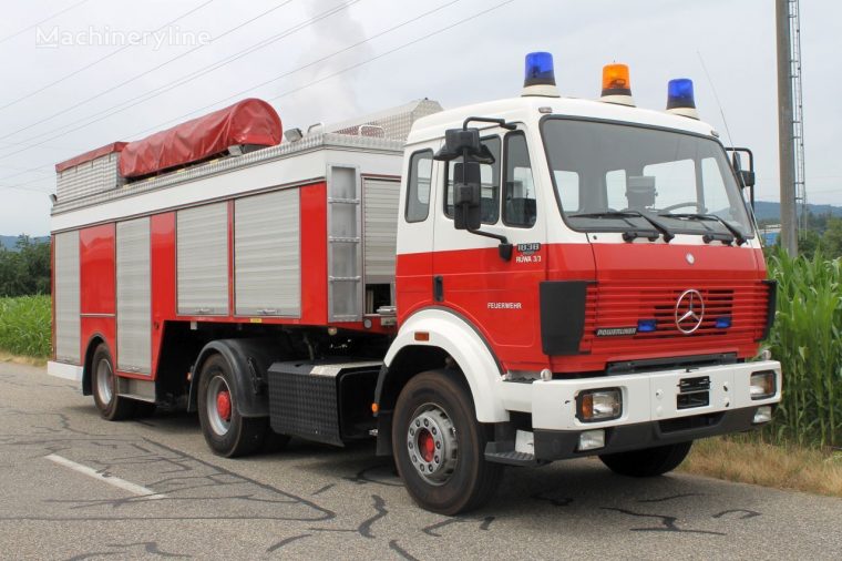 Camion De Pompiers Mercedes-Benz 1838 Mit Auflieger À Vendre Suisse encequiconcerne Photos De Camion De Pompier