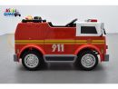 Camion Pompier Électrique Enfant, 24Volts - 7Ah, 2 Moteurs - Kiddi-Quad tout Pompier Pour Enfant