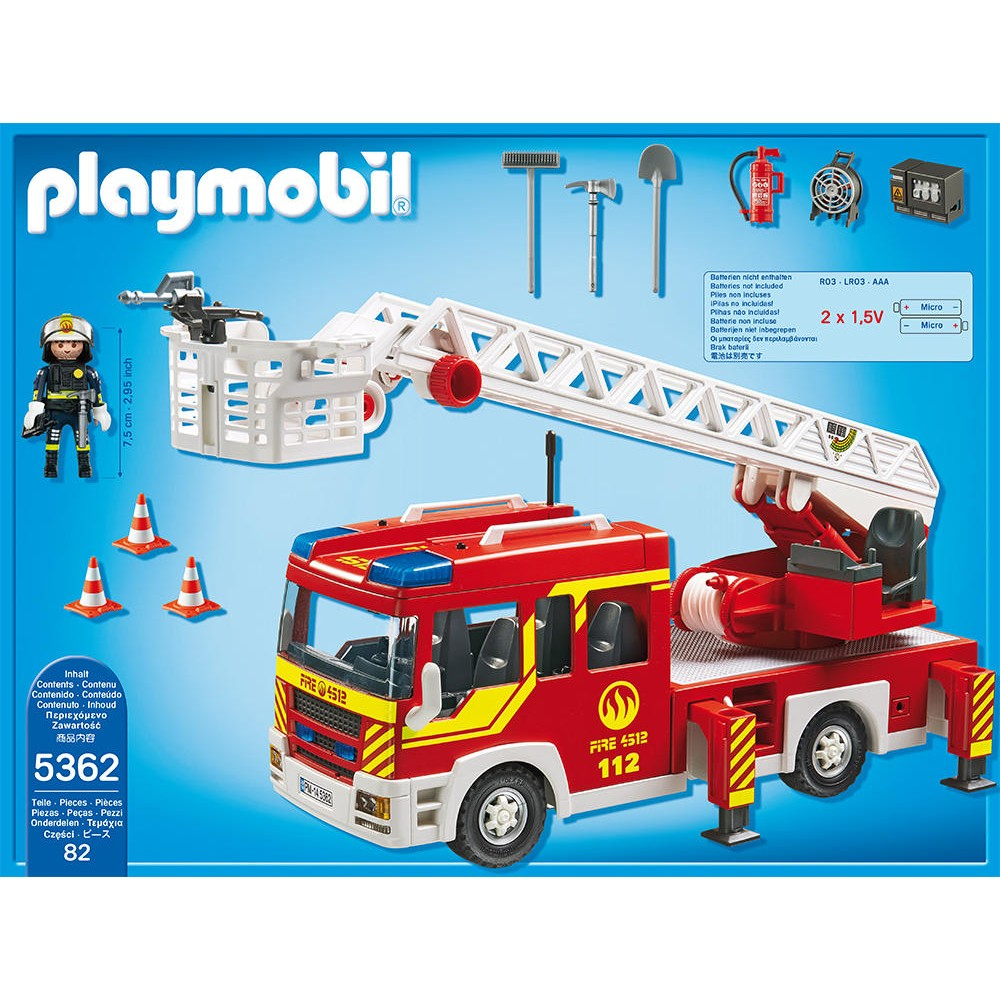 Camion Pompier Playmobil Rue Du Commerce - Stepindance.fr à Playmobil Camion De Pompiers 