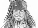 Captain Jack Sparrow Drawing By Joseph Beechler serapportantà Jack Sparrow Dessin