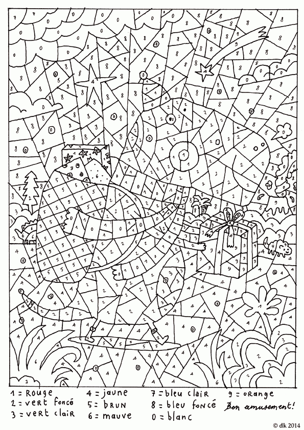 Carnet De Campagne: Coloriage Magique à Coloriage Magique Noel Ce2