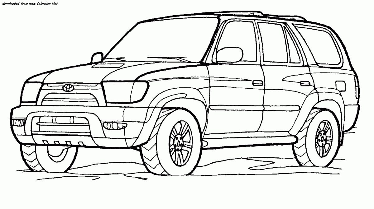 Cars - Off-Road 4X4 - Page 2 - Transport encequiconcerne Coloriage De 4X4