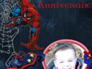 Carte Anniversaire Virtuelle Spiderman  Wizzyloremaria Web concernant Carte Spiderman À Imprimer