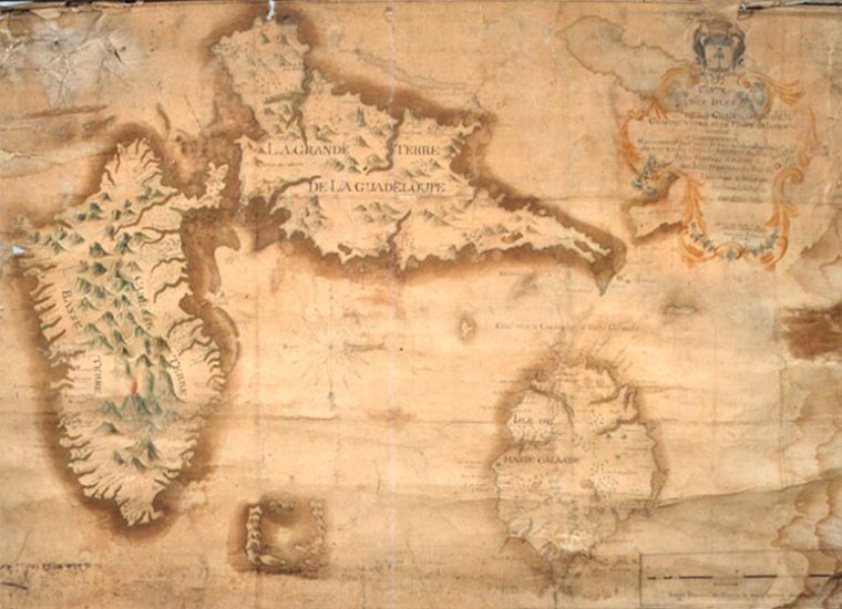 Carte De La Guadeloupe Dessin : L'Archipel De Guadeloupe Et Ses 6 Îles destiné Dessin Carte Guadeloupe