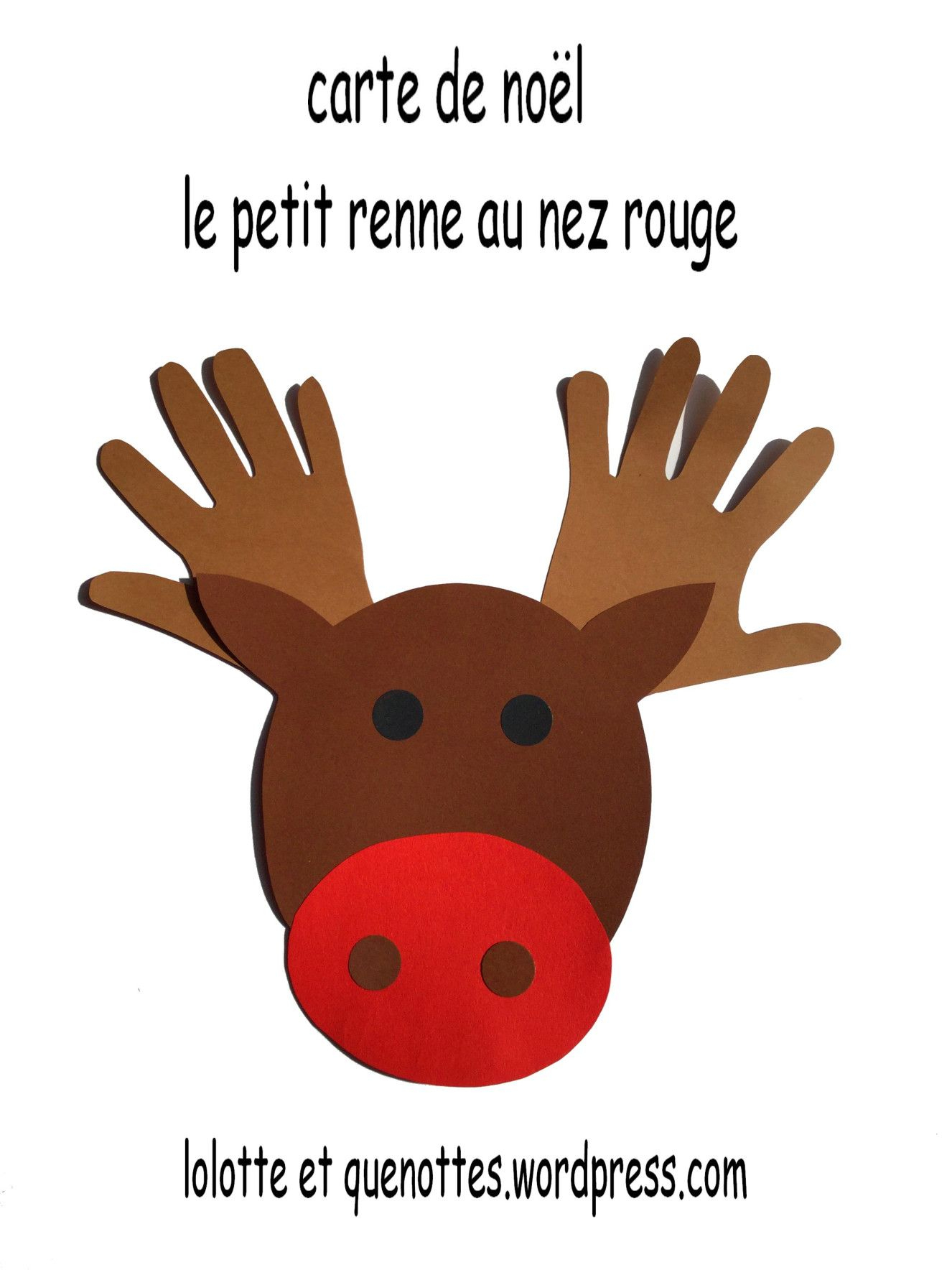 Carte De Noël Le Petit Renne Au Nez Rouge  Renne Au Nez Rouge, Carte serapportantà Renne Nez Rouge