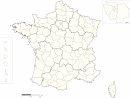 Carte Vierge Des Départements De France  France Carte destiné Carte France À Colorier