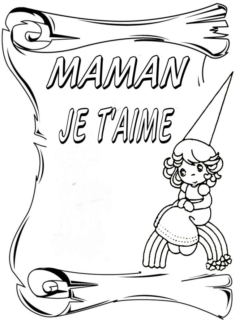 Cartecoloriageenfantfichediplômefête Des Mèresanniversairegif encequiconcerne Dessin Pour Maman Anniversaire