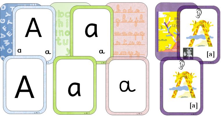 Cartes Alphabet Et Phonèmes – À La Croisée Des Savoirs intérieur L Alphabet En Francais A Imprimer