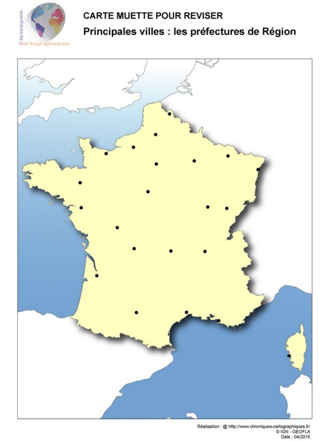 Cartes Vierges De La France À Imprimer - Chroniques Cartographiques tout Carte De La France À Imprimer 