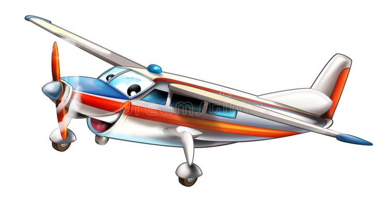 Cartoon Plane Stock Illustration – Image: 44694335 dedans Illustration Avion