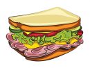 Cartoon Sandwich Stock Vector. Image Of Cook, Bite, Bread - 40812038 dedans Dessin Sandwich